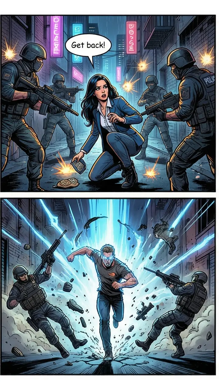 Neon Defender — page 1