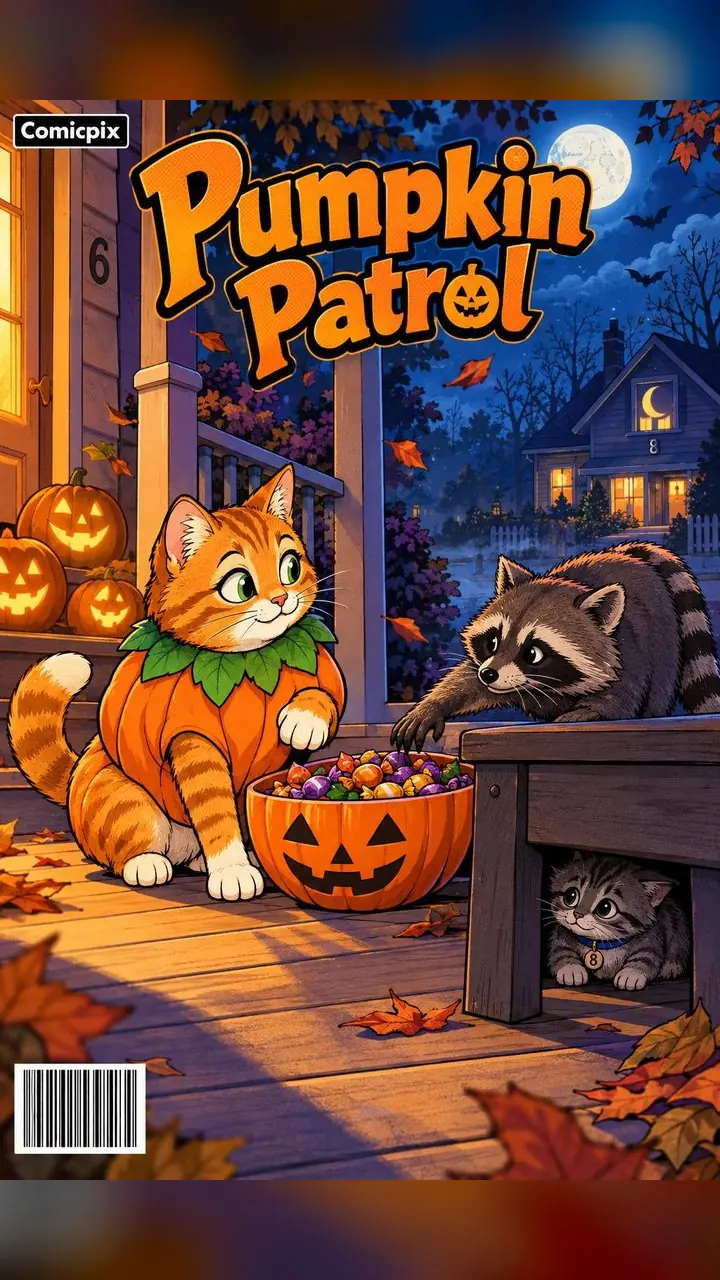 Pumpkin Patrol — comic book cover