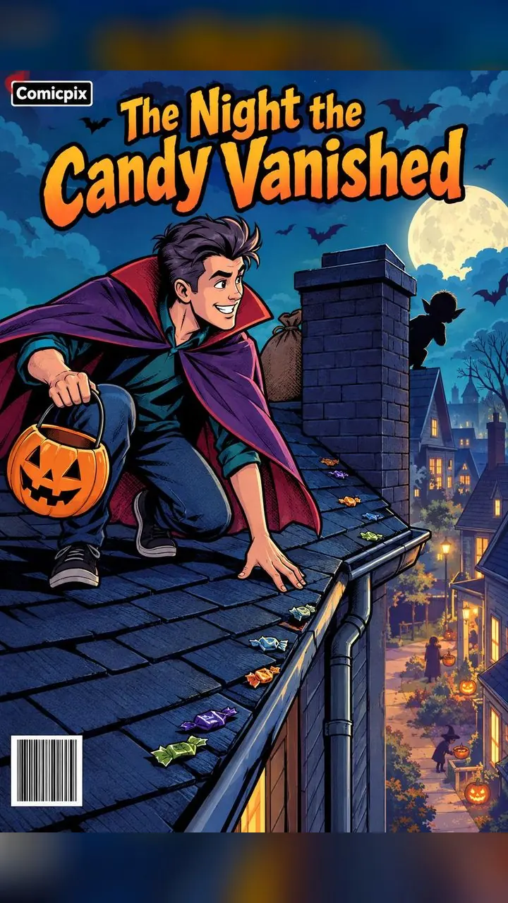 The Night the Candy Vanished — comic book cover