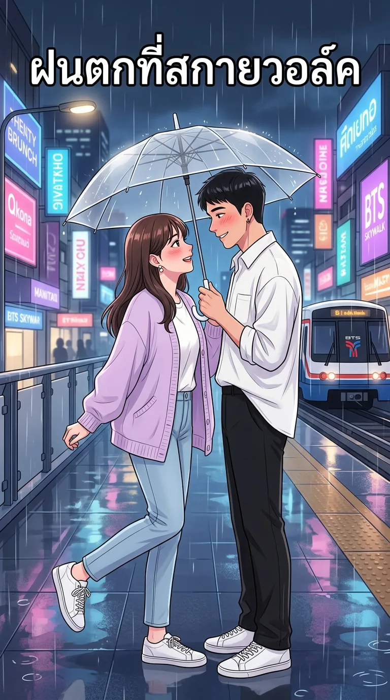 ฝนตกที่สกายวอล์ค — manhwa comic cover