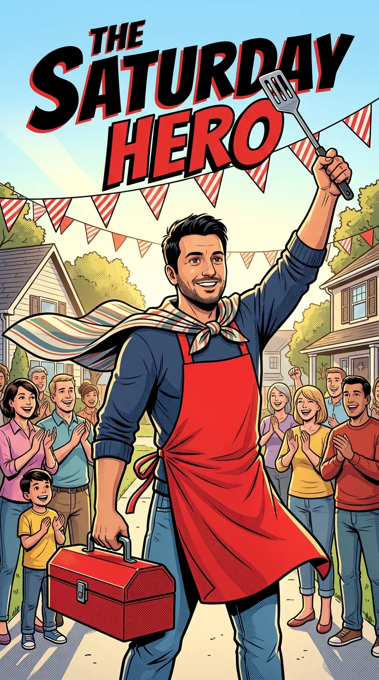 The Saturday Hero — comic book cover