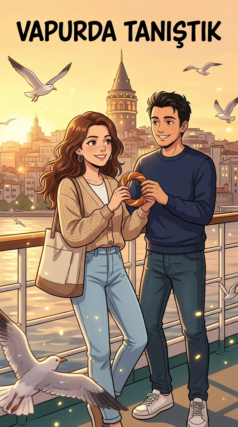 Vapurda Tanıştık — anime comic cover